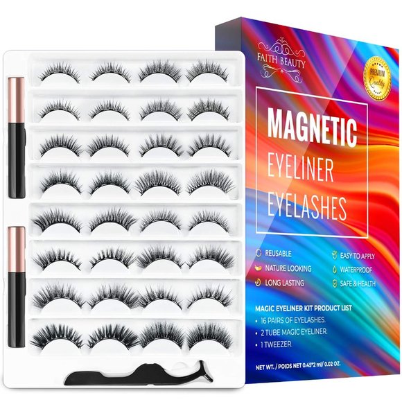 Other - Magnetic Eyelashes Eyeliner Kit 3D Reusable